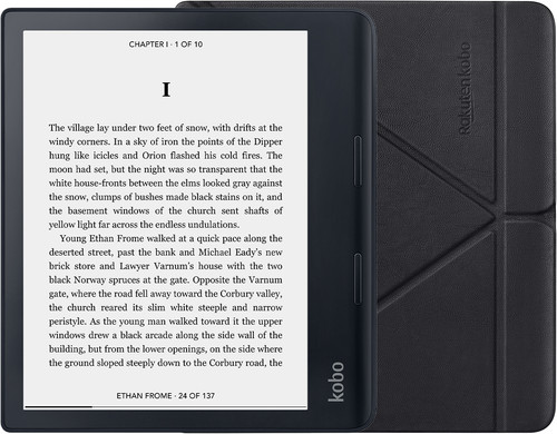 Kobo Sage + Kobo Sleep Cover Black Main Image