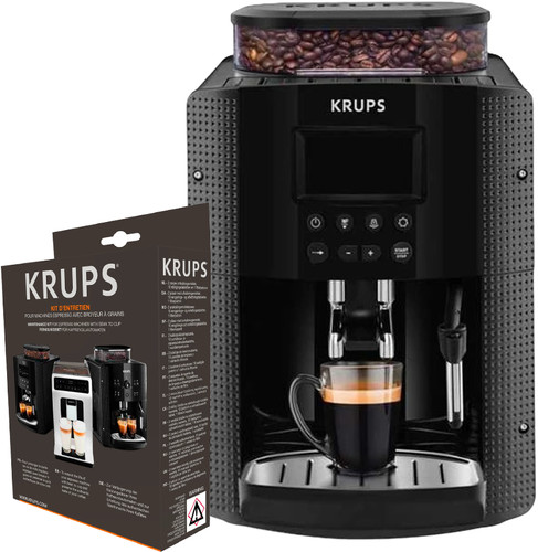 Krups EA8150 Zwart + Onderhoudskit Main Image