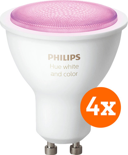 - DE BESTE PHILIPS HUE WHITE AND COLOR GU10 4-PACK