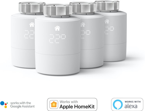 Tado Smart Radiator Thermostat 4-Pack (expansion) - Coolblue - Before  23:59, delivered tomorrow