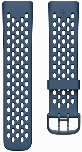 Fitbit Charge 6 / 5 Siliconen Bandje Met Gaatjes Blauw S - Coolblue - Voor  23.59U, Morgen In Huis