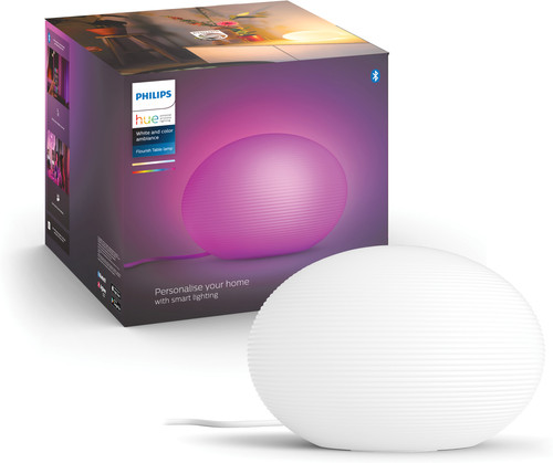 Philips Hue Flourish tafellamp White & Wit Smart - Coolblue