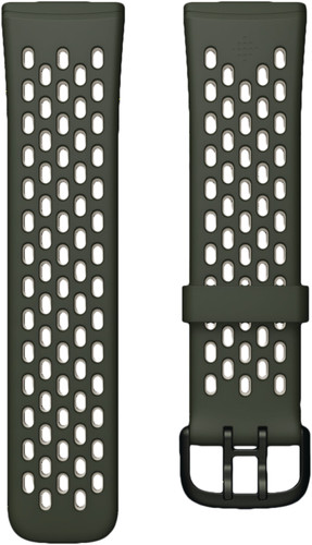 Fitbit Versa 3/Sense Siliconen Bandje Groen L - Coolblue - Voor 23.59u,  morgen in huis