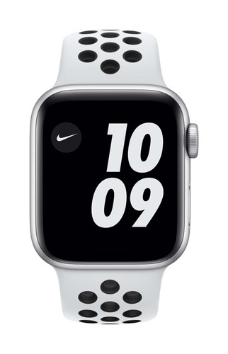 Apple Watch Nike SE 40mm Zilver Aluminium Witte Sportband - Coolblue - Voor  23.59u, morgen in huis