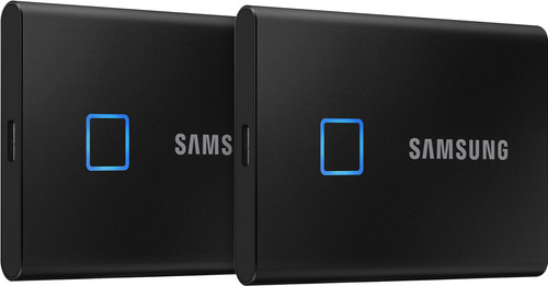 Samsung T7 Touch Portable SSD 1TB Zwart - Duo Pack Main Image