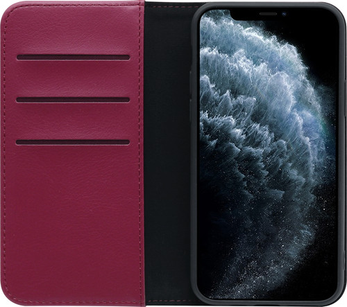 Bluebuilt Apple Iphone 11 Pro Max Book Case Leather Red Coolblue Before 23 59 Delivered Tomorrow