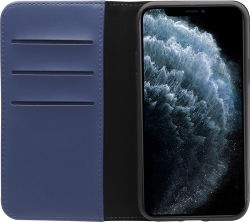 andere In werkelijkheid Betasten BlueBuilt Apple iPhone 11 Pro Max Book Case Blauw - Coolblue - Voor 23.59u,  morgen in huis