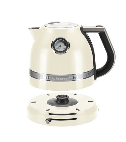 KitchenAid Artisan Kettle Almond white product in use