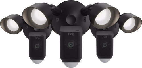 Ring Floodlight Cam Wired Plus Black 3-Pack Main Image