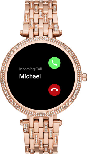 Michael Kors Darci Gen 5E Display MKT5140 Roségoud met steentjes - Coolblue  - Voor 23.59u, morgen in huis