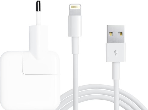 Apple Oplader 12W + Usb A naar Kabel 1m - - Voor 23.59u, morgen in huis