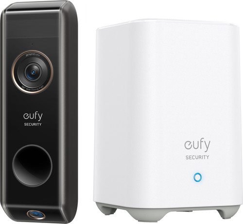 vocaal Drijvende kracht zoet Eufy Video Doorbell Dual 2 Pro met HomeBase - Coolblue - Voor 23.59u,  morgen in huis