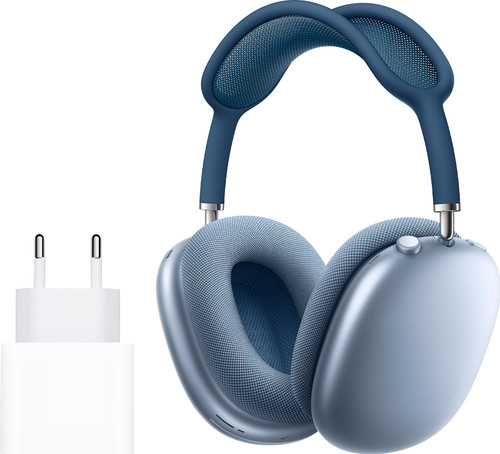 Apple AirPods Max Blauw + Apple Usb C Oplader 20W Main Image