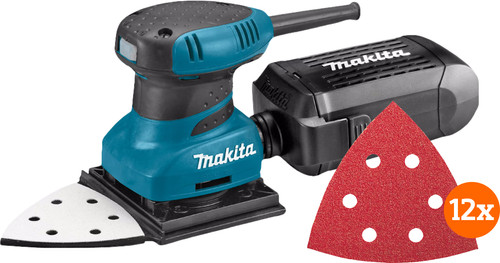 Makita BO4565 + Sanding Sheets (12x) Main Image