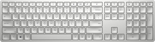 HP 970 Dual-Mode Wireless Keyboard Silver QWERTY Main Image