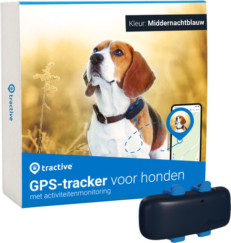 Tractive GPS Tracker Dog Dark Blue Main Image