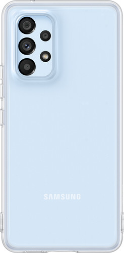archief Verkeerd hoofdonderwijzer Samsung Galaxy A53 Soft Case Back Cover Transparant - Coolblue - Voor  23.59u, morgen in huis