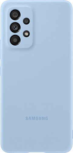 olie analoog Vloeibaar Samsung Galaxy A53 Siliconen Back Cover Blauw - Coolblue - Voor 23.59u,  morgen in huis