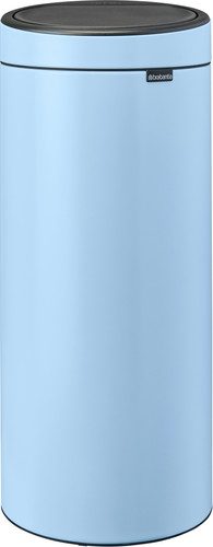 Ezel Convergeren Encommium Brabantia Touch Bin 30 Liter Dreamy Blue - Coolblue - Voor 23.59u, morgen  in huis