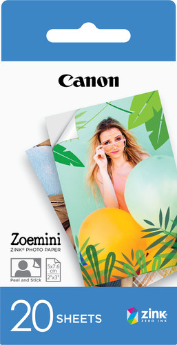 bezorgdheid Versterker Aarzelen Canon Zink Fotopapier (20 vellen) - Coolblue - Voor 23.59u, morgen in huis