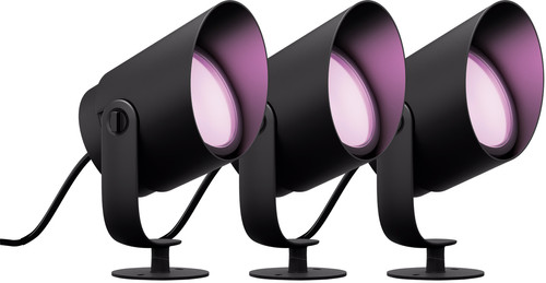 DE BESTE PHILIPS HUE LILY XL PRIKSPOT WHITE AND COLOR UITBREIDING 3-PACK
