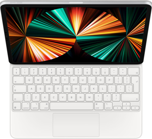 HOU Keyboard Case for 2022 iPad Air 5th / 4th Generation and 2021 iPad Pro  11 inch 3rd, with A Floating Design and Built‑in Trackpad, Shell Compatible