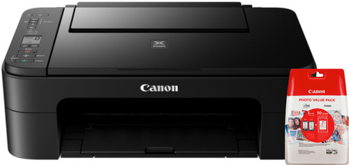 Canon PIXMA TS3355 + 1 set extra inkt - Coolblue - Voor 23.59u, morgen ...