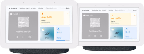 Google Nest Hub 2 Charcoal 2-pack Main Image