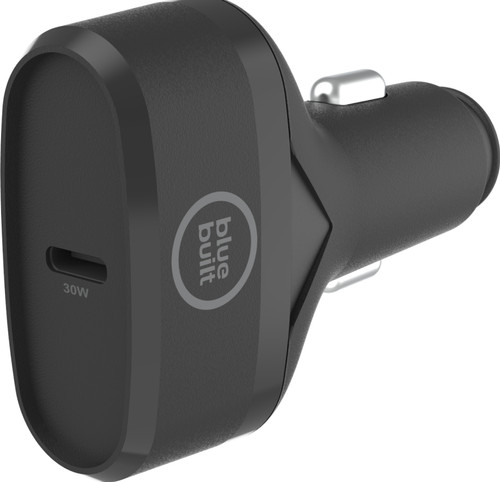 BlueBuilt Power Delivery Car Charger with USB-C Port 30W Black ...