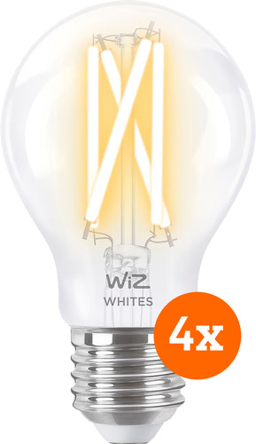 WiZ Smart Filament Light Standard 4-pack - Warm to Cool White Light - E27 Main Image