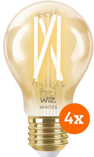 WiZ Smart Filament Light Standard Gold 4-pack - Warm to Cool White Light - E27 Main Image