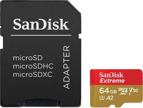 SanDisk MicroSDXC Extreme 64GB 170MB/s Main Image