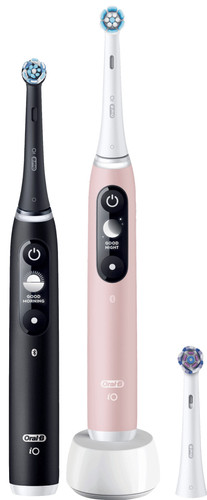 Uitgaan Infecteren Inspectie Oral-B iO Series 6N Duo Pack Zwart + Roze - Coolblue - Voor 23.59u, morgen  in huis