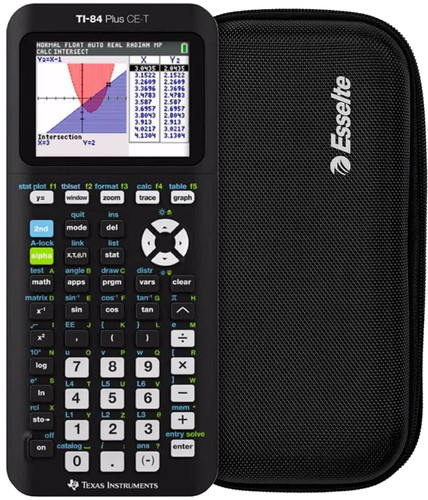 Texas Instruments TI-84 CE-T + Calculator Case Black Main Image