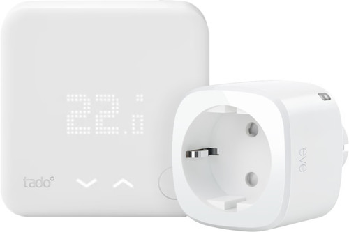 Vakman intelligentie Regenboog Tado Slimme Thermostaat V3+ Startpakket + Eve Energy - Coolblue - Voor  23.59u, morgen in huis