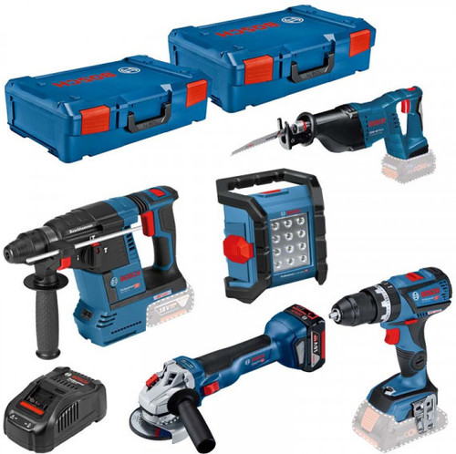 Bosch 5 Toolkit 18V 0615990M2X Combi Set - Coolblue - Before 23:59