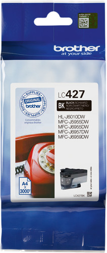 Brother LC-427 Cartridge Zwart Main Image