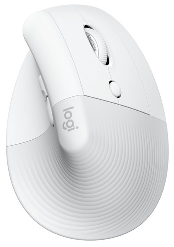 Logitech Lift for Mac Vertical Ergonomic Mouse White Main Image