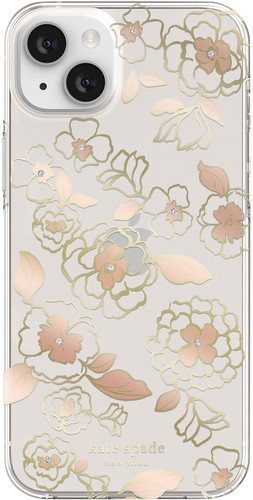 Kate Spade Gold Floral Apple iPhone 14 Plus Back Cover Mulitcolor -  Coolblue - Before 23:59, delivered tomorrow