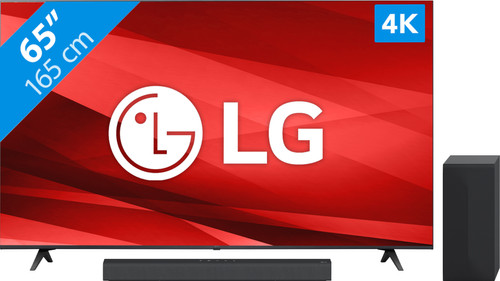 LG 65UQ80006LB (2022) + Soundbar Main Image