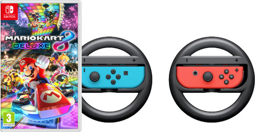 bijgeloof Verfijning Praten tegen Mario Kart 8 Deluxe + Nintendo Switch Joy-Con stuurwiel - Coolblue - Voor  23.59u, morgen in huis
