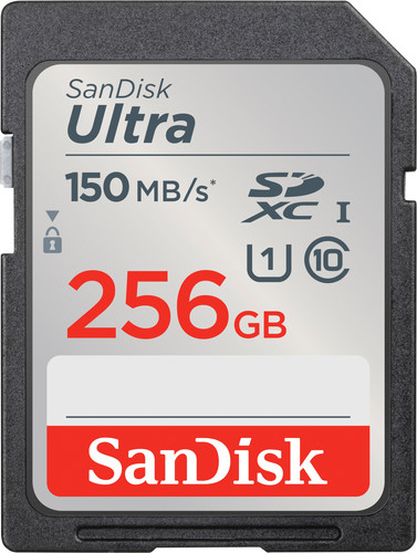 SanDisk SDXC Ultra 256GB 150MB/s Main Image