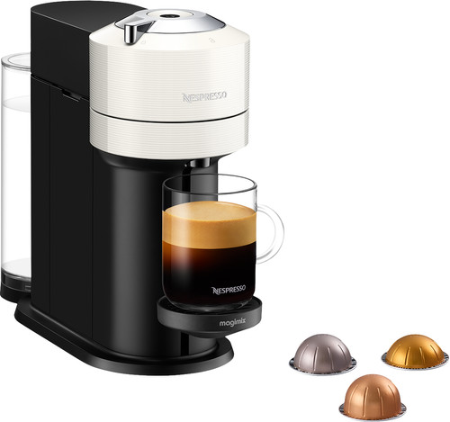 Score Wereldrecord Guinness Book Wijden Magimix Nespresso Vertuo Next Wit - Coolblue - Voor 23.59u, morgen in huis