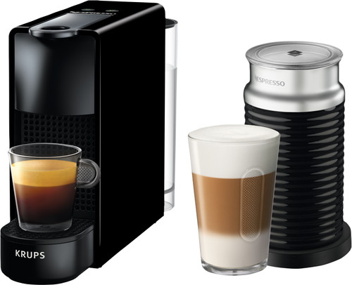 Temmen hoekpunt haakje Krups Nespresso Essenza Mini XN1118 Zwart + Melkopschuimer - Coolblue -  Voor 23.59u, morgen in huis