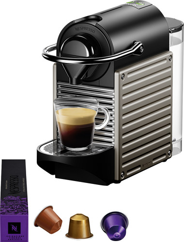 Krups Nespresso Pixie XN304T Titanium - Coolblue - Before 23:59, delivered  tomorrow