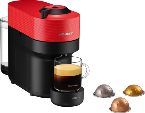 Nespresso Vertuo Pop Coffee Pod Machine by Krups, Coconut White