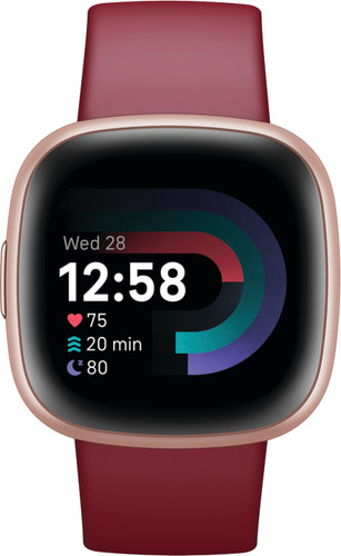 Fitbit Versa 4 Rose Gold Red