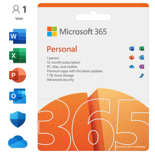 Microsoft Office 365 Personal 1-year Subscription EN