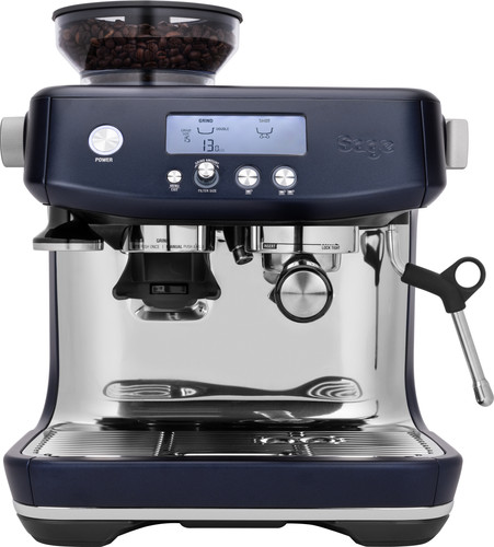 Breville - The Barista Express Impress Espresso Machine - Damson Blue