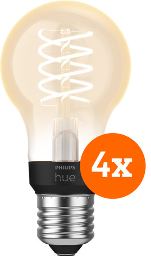 Philips Hue Filament Light White Standard E27 - 2023 - 4-pack Main Image